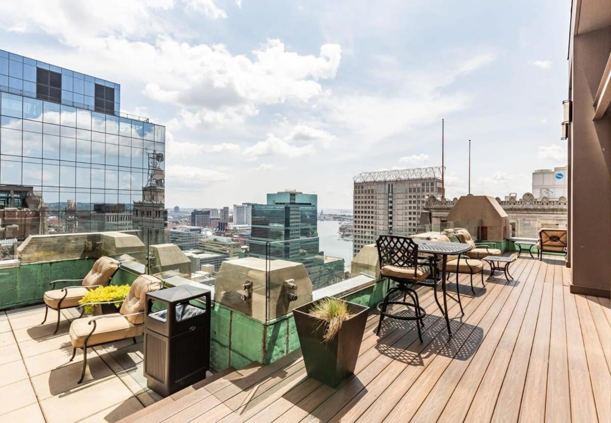 2B 2Ba Luxury Downtown Suite Rooftop Deck & Gym Baltimore Exterior photo
