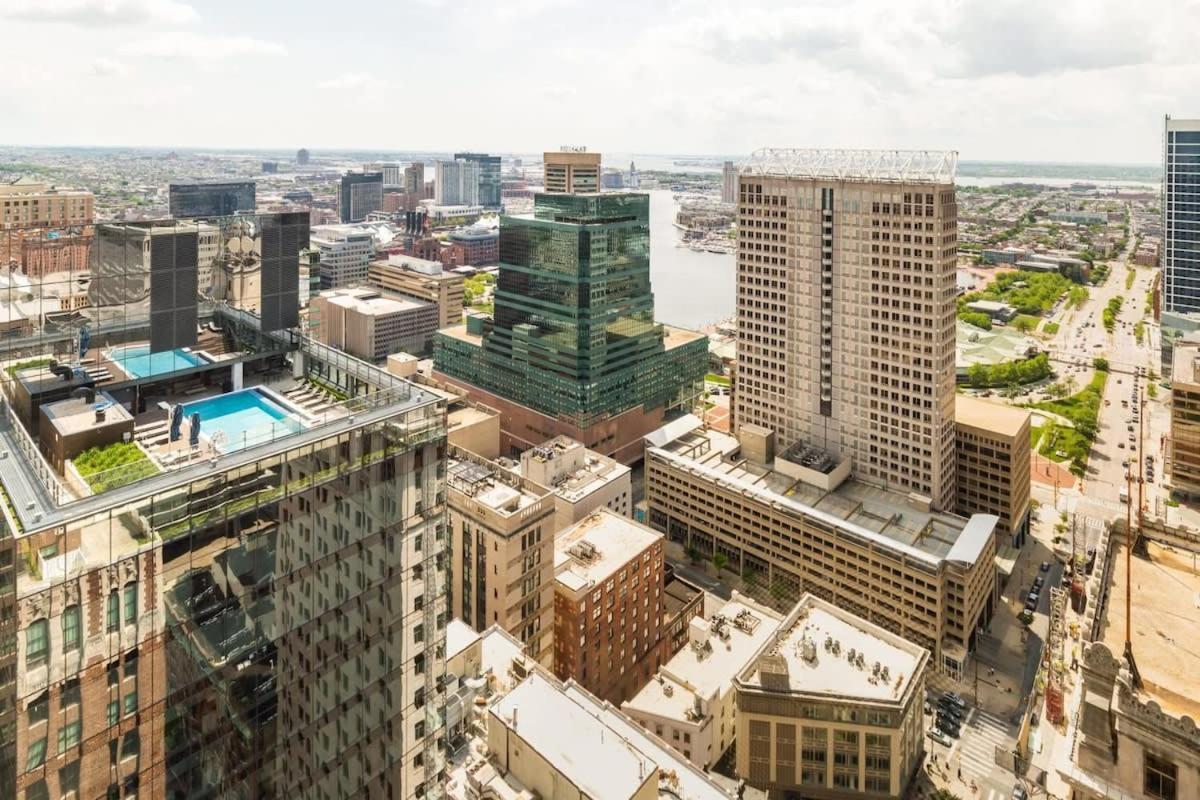 2B 2Ba Luxury Downtown Suite Rooftop Deck & Gym Baltimore Exterior photo
